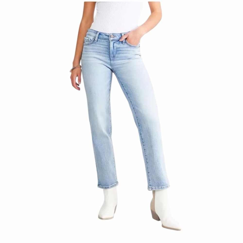 Buckle Black Fit No. 53 Cropped Straight Stretch Jean Macliz 3 Blue 27 #2094